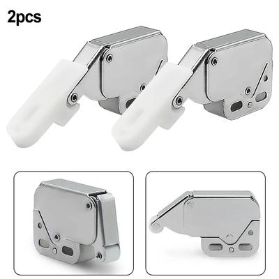 2pcs Automatic Spring Push Catch Elephant Trunk Lock Bounce Lock For Cabinet Cupboard Doors Touch Latch Furniture Hardware