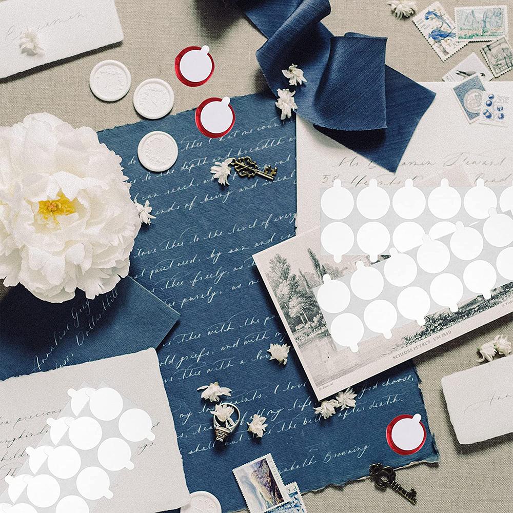 160pcs Double-Sided Adhesive Dots For Wax Seal Stamp Kit, 1inch Adhesive Wax Seal Backing For Wax Seal Stickers, Craft Adhesive