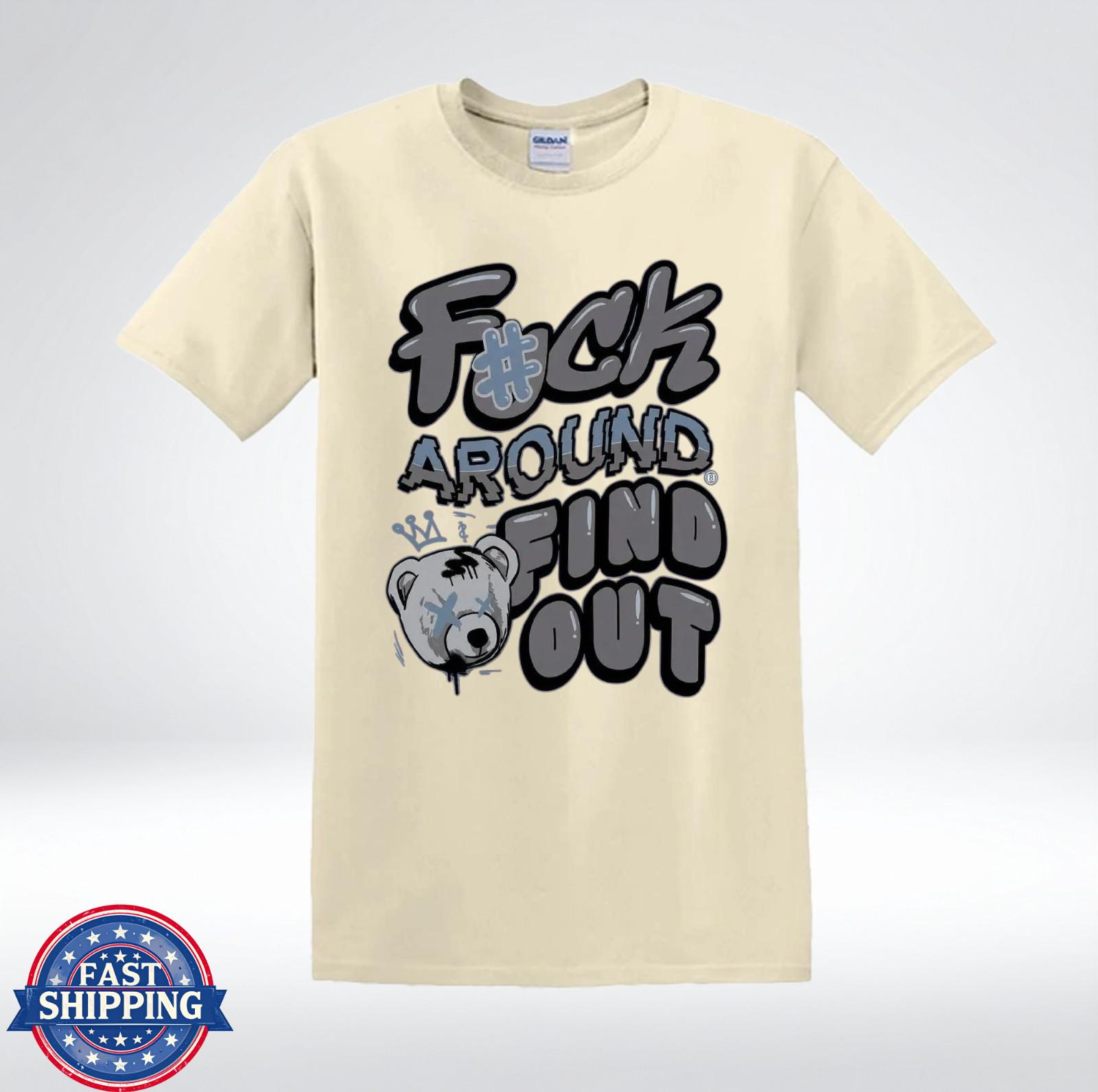FAFO Shirt Funny Attitude Streetwear Bear Graphic T-Shirt S