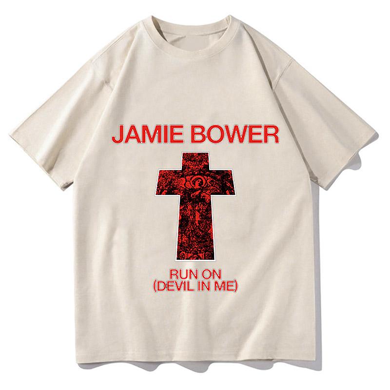 Jamie Bower Waiting for Your Love Merch T-Shirts Unisex Damen Sommer Baumwollkleidung HipHop Mode Rundhals Kurzarm T-Shirt