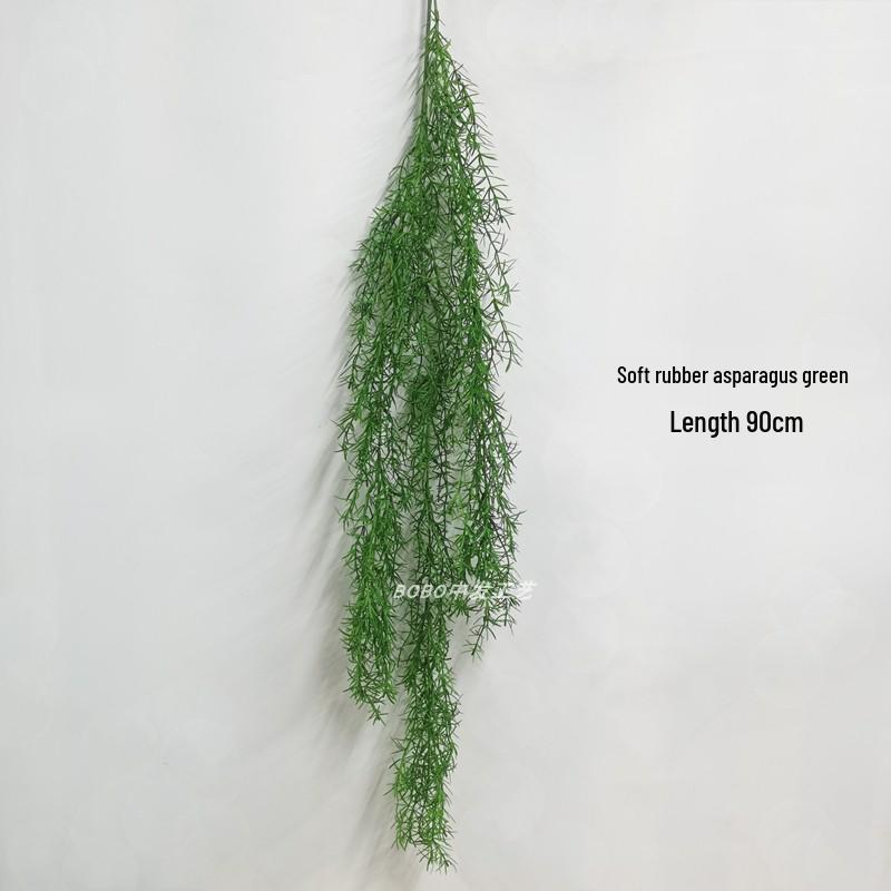 Artificial Spider Plant & Fern Hanging Decor - Trailing Green Vines for Wall & Ceiling