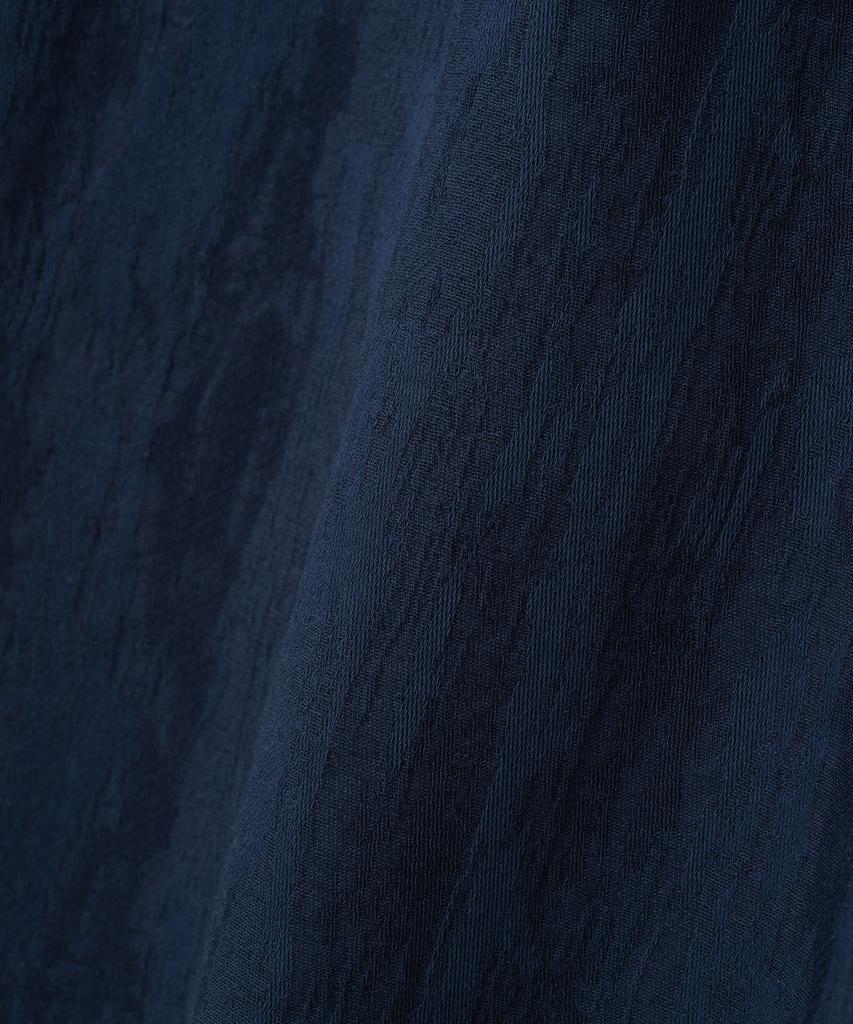 MILLO ARCHIVE Crepe Myrtle Half Shirt [Dark Blue]