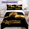Ronaldo's Muscular Celebration Bedding Set, Breathable Duvet Cover with Pillowcases, Soft Bed Linen for Bedroom Home Decoration, Perfect Festival Birt