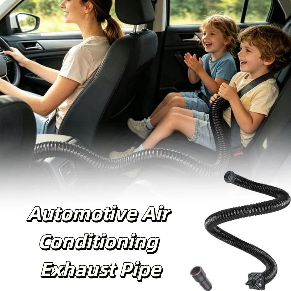 Adjustable AC Outlet Adapter Foldable Air Vent Extension Portable Car Air Duct Home Indoor Camping