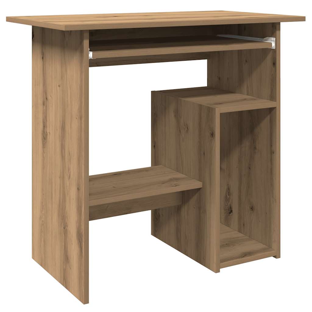 Artisan Oak Desk 80 x 45 x 74 cm Engineered Wood