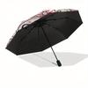 Hello Kitty,Kawaii Automatic Folding Umbrella-Simple 8-Rib Design, Bright Cartoon Pattern, Durable Iron Frame, Suitable For Travel, Outdoor,