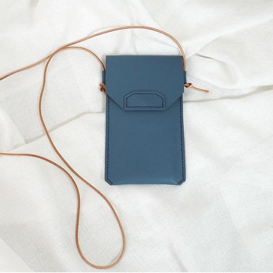 DIY Mobile Phone Bag Faux Leather Phone Pouch Craft Set Unfinished Crossbody Wallet Phone Bag for Daily Travel And Gifts