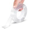 Klares doppelseitiges Klebeband 30 mm breit 3 m lang Hohe Qualität transparent 1 Stück