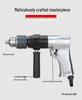 Gaobao 13mm Pneumatic Drill, Gun-Type Air Drill with Speed Control, 10mm Mixer & Hole Opener Tool.