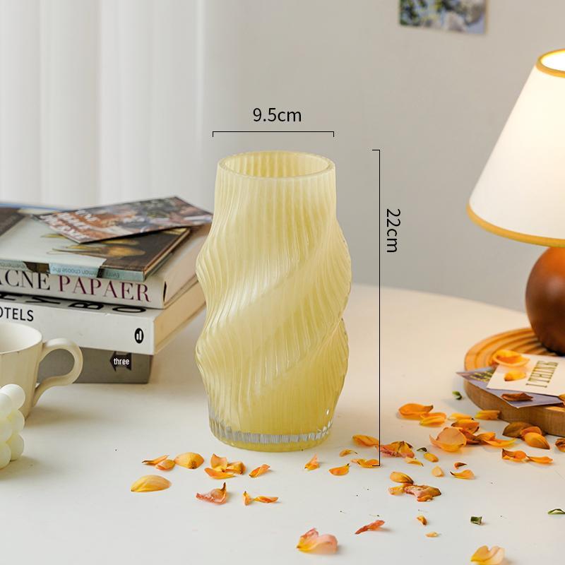 

Glass Vase for Fresh or Dried Flowers - Elegant French Hydroponic Home Decor