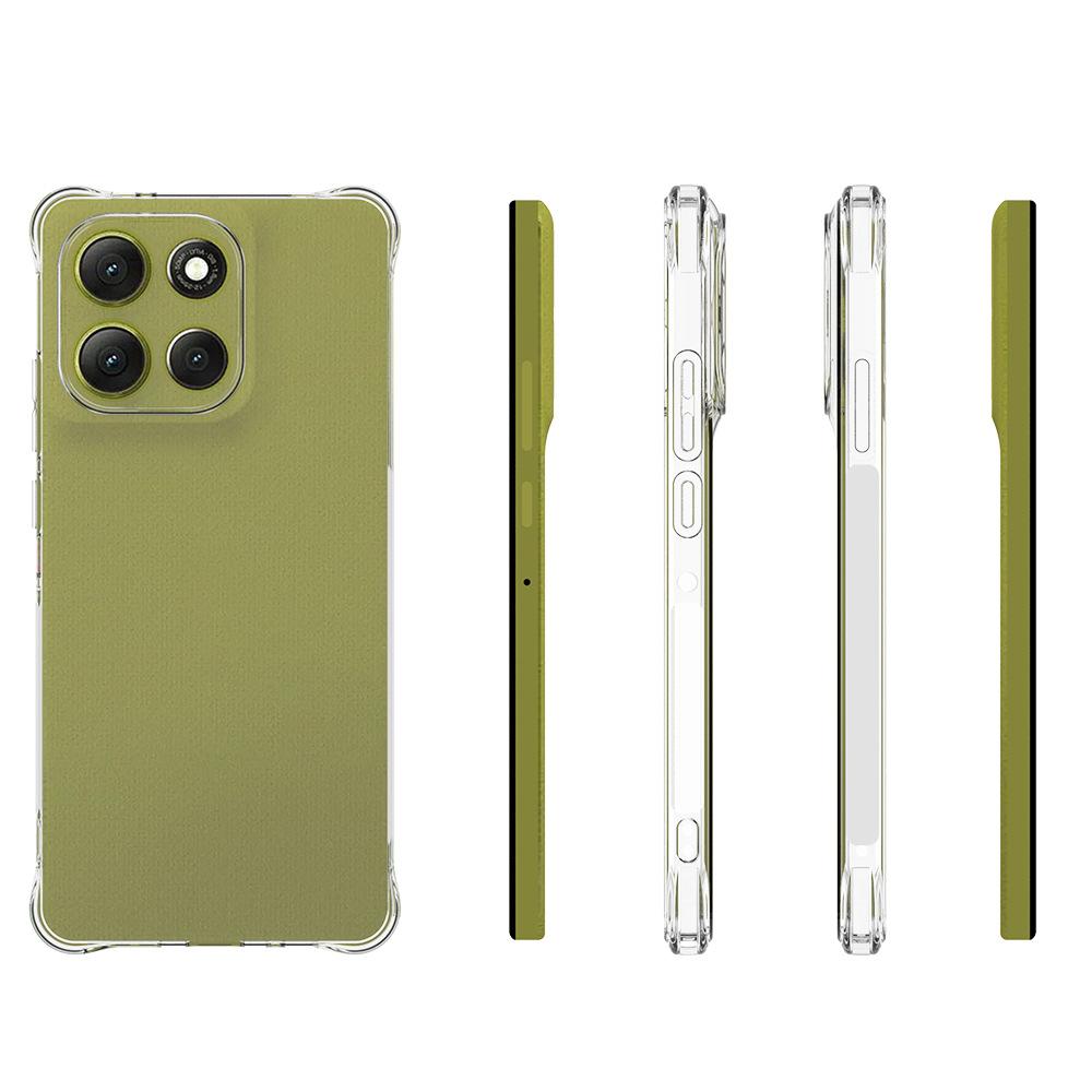 For Motorola Moto G86 5G Clear TPU Case WANLONFENG TM Series 2.0mm Phone Back Cover