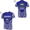 Polynesian  3D Printing Vintage Polynesian Island Samoa Tattoo Tribal Flag Men