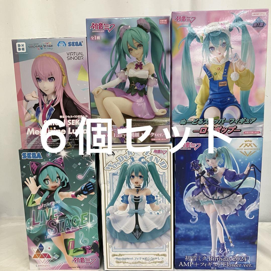 

[USED] HF7A02 Hatsune Miku Figures (6 pieces)
