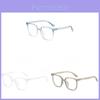 Black Square Eyeglass Frame With Blue Light Blocking For Fashionable Men And Women