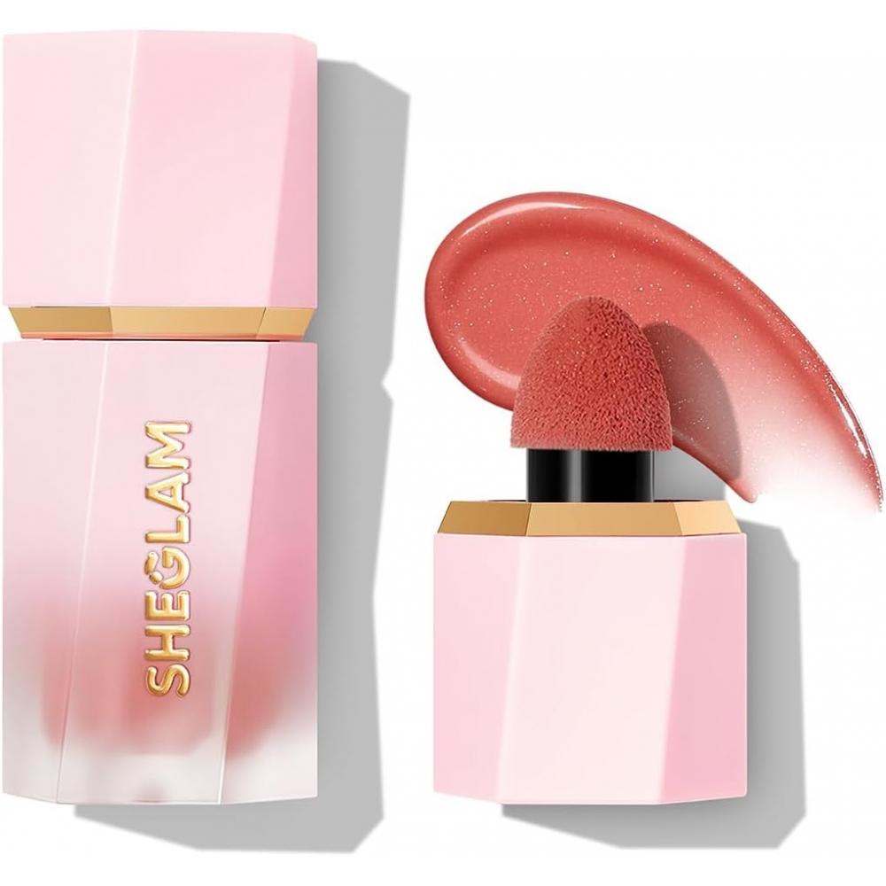Sheglam Seagram Blush Color Bloom Cheek Liquid Blush Matte Makeup Texture Shimmer Blush Shimmer Blush