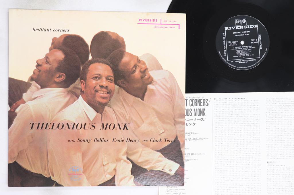 LP Record THELONIOUS MONK - Brilliant Corners SMJ6136 RIVERSIDE 1976 Japan Jazz Used