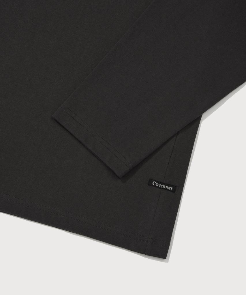 COVERNAT Rising Sun Graphic Long Sleeve Charcoal