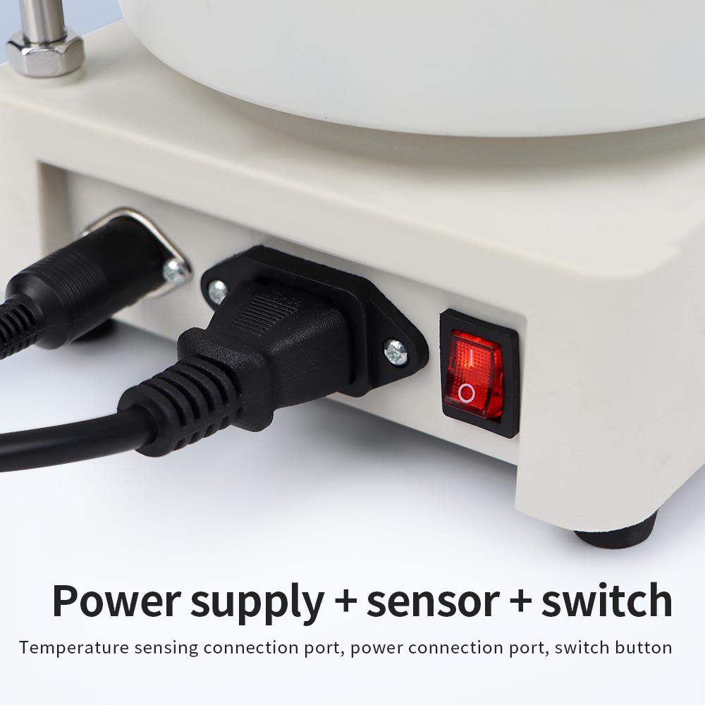 1L Constant Temperature Magnetic Stirrer Heating Stirring Pot Laboratory Digital Display Vortex Mixer Hot Plate 220v 1500RPM