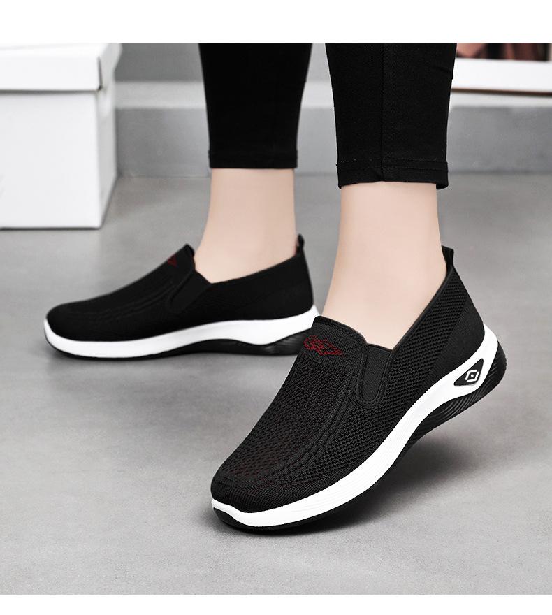 Jinshiyuan Women's Plus Size Soft Sole Comfort Shoes for Middle-Aged & Elderly