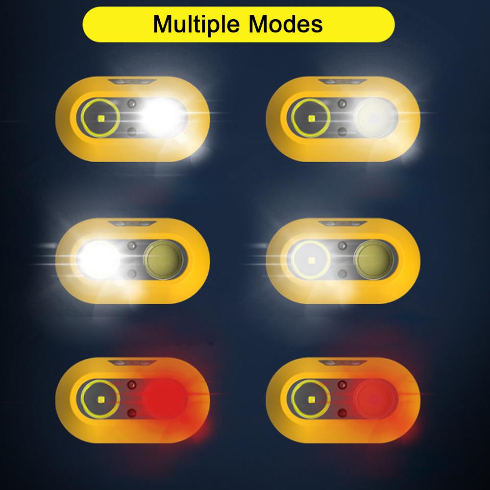 Lehká čelovka Venkovní kemping Rybaření Vícerežimová čelovka Vodotěsná čelovka USB