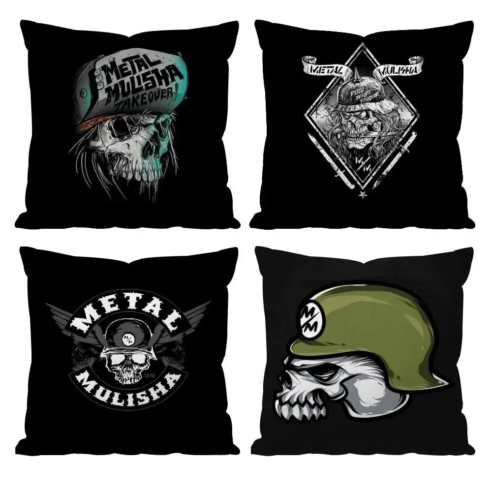 M-Motocross M-Metal MulishaS Cushion Cover Pattern Printed Pillowcase for Living Room Sofa Cushion Cover & Bedroom Decor
