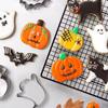 3 Pcs Halloween Cookie Cutter Set Stainless Steel Pumpkin Ghost Bat Molds Smooth Edges For Home Diy Baking