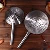 Thickened 304 Stainless Steel Noodles Spoon Colander With Long Handle Oil Skimmer Food Strainer Sieve Skimmer Scoop Kitchen Tool