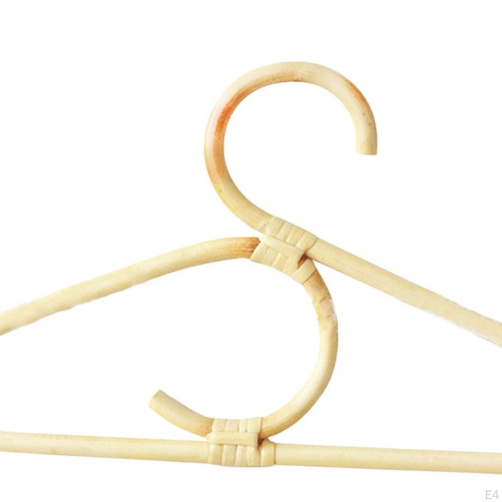 Elegant Rattan Garment Organizer for Kids and Adults