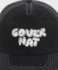 COVERNAT Graphic Logo Trucker Ball Cap Black