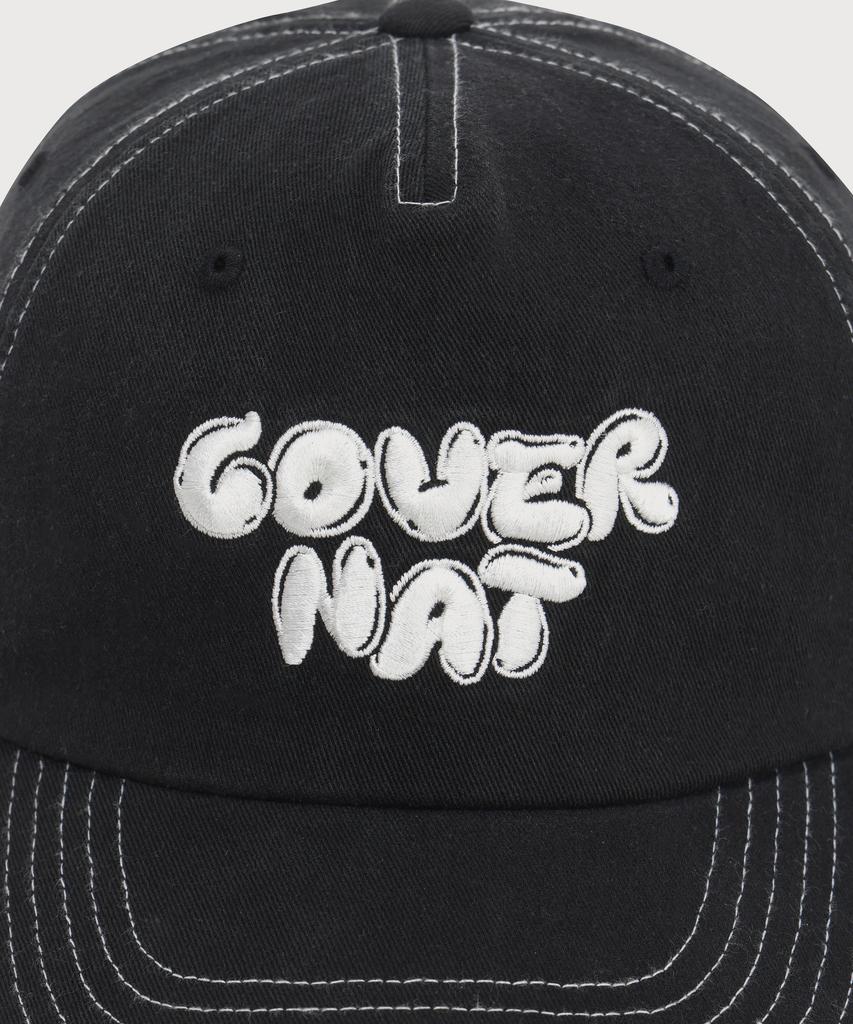 COVERNAT Graphic Logo Trucker Ball Cap Black