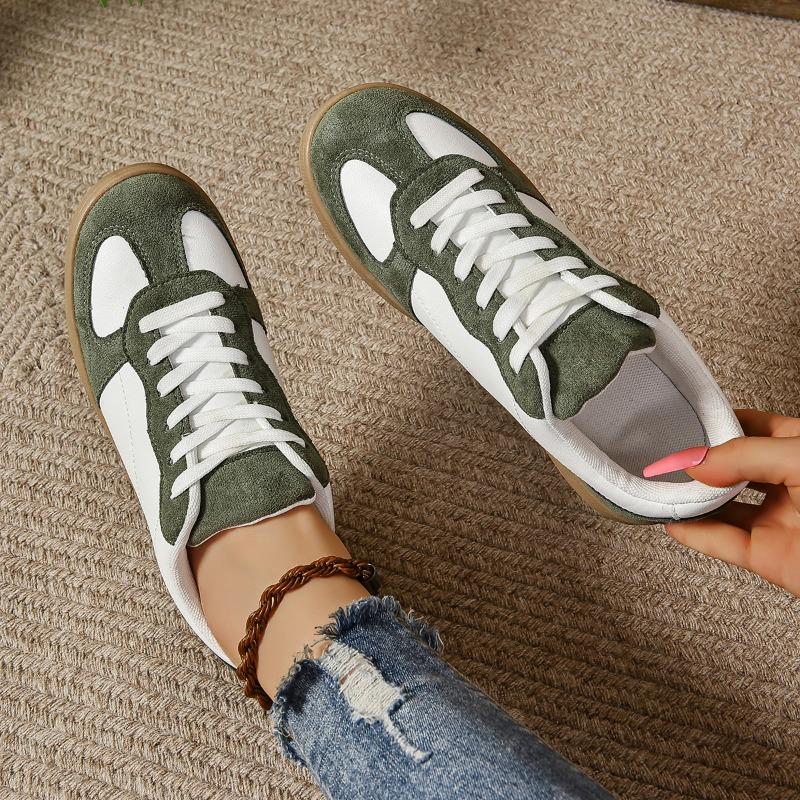 Fashion AJGS Ladies White Shoes Casual Loafers 2024 New High Quality Sports Shoes Luxury Brand Flat Autumn Ladies Trend Sneakers