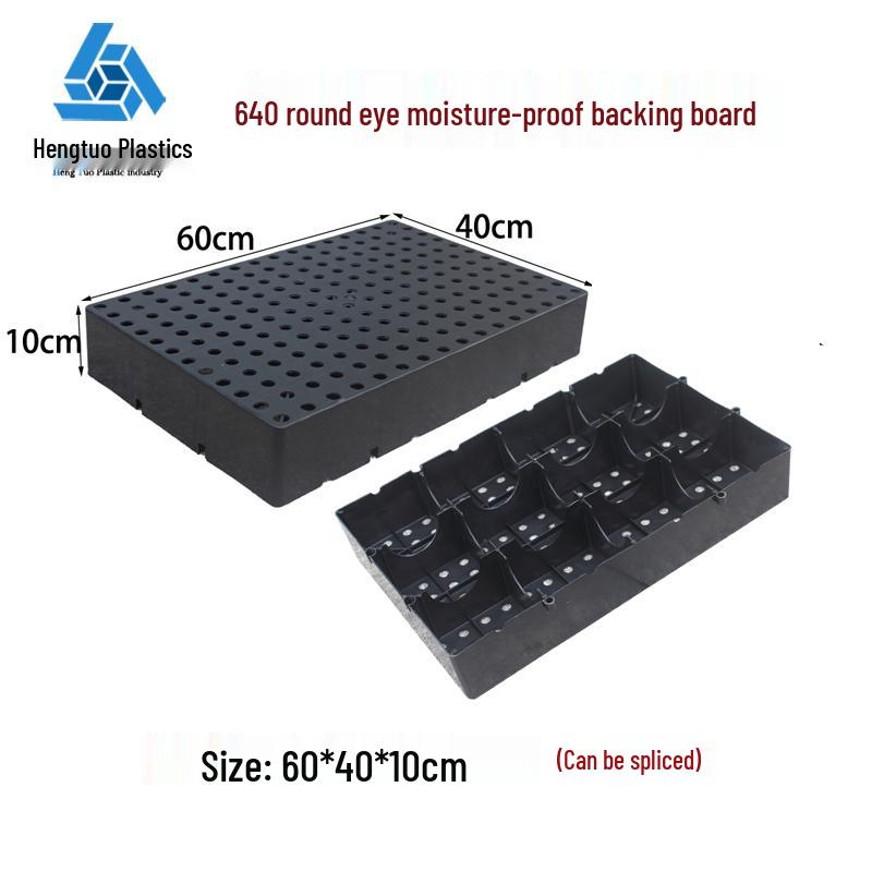 Moisture-Proof Interlocking Plastic Pallet Tray for Warehouse Storage