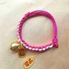 Pet Collar: Hand-Woven Red Rope Necklace with Longevity Lock for Cats and Dogs - Attracts Wealth and Fortune