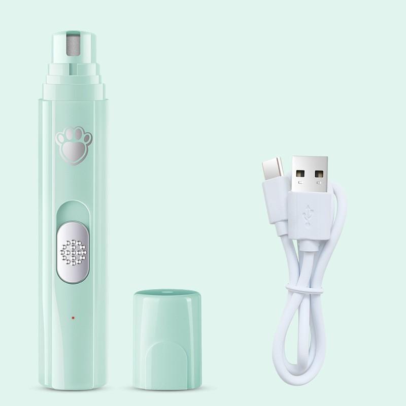 Elektrischer Hunde-Nagelschleifer Tiernagelschere USB Wiederaufladbare Tiernagelschneider Schmerzlos mit Polierscheibe für Kleine/Große Haustiere