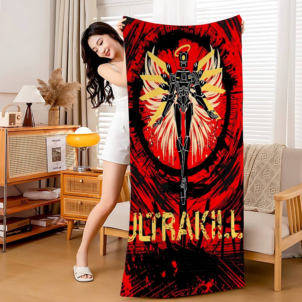 STEAM GAME U-ULTRAKILL Beach Towel Colorful Bath Towels for Girl Microfiber Quick Dry Custom Sand Free Beach Yoga Spa Gym Pool
