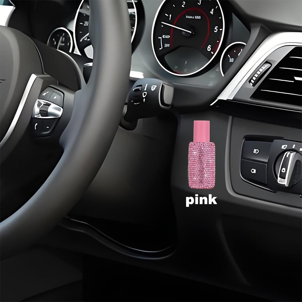 Цельный Универсальный для Большинства Автомобилей, Портативный Клейкий для Автомобильного Интерьера, Пластиковый Держатель-Органайзер для Помады со Стразами