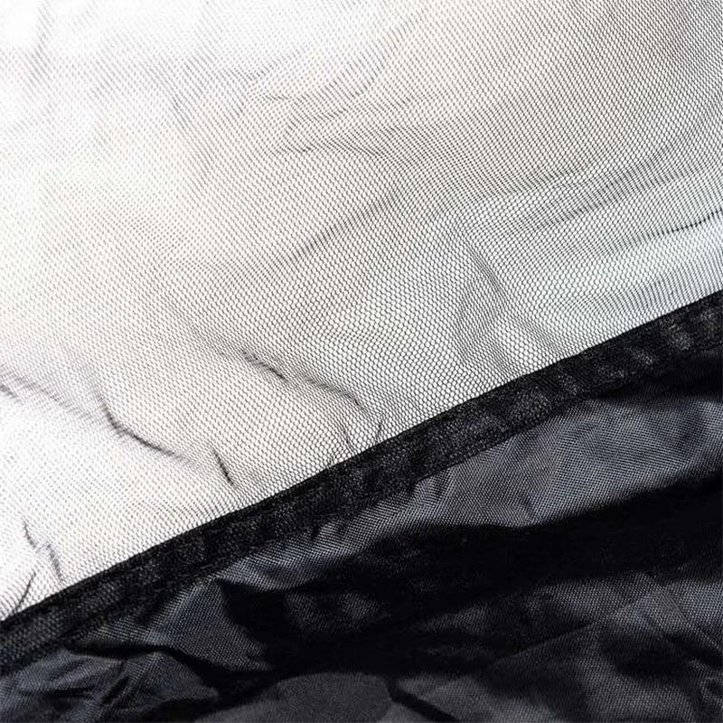 300x230cm Umbrella Cover Mosquito Netting Screen for Patio Table Umbrella Garden Deck Furniture Zippered Mesh Enclosure Cover