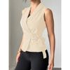Small Vest Women's Summer Temperament Solid Color Strappy Sleeveless Top