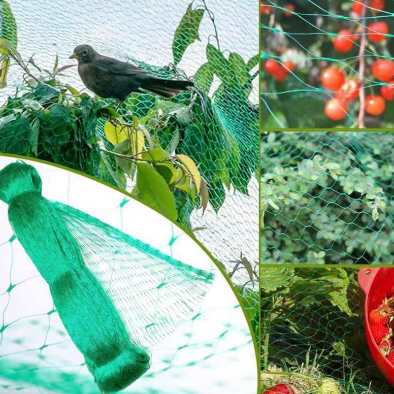 1 Piece Green Woven Mesh Protect Plants Fruits Flowers Trees Stretch Fencing Durable Net Stops Birds Deer Animals Garden Netting
