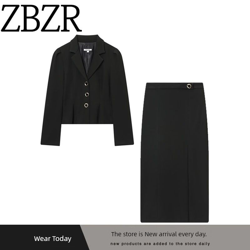 Za Export New Arrival Women's Clothing ZR Fashion Style Waist-Tight Suit Outwear Midi Dress 8948584 8953584