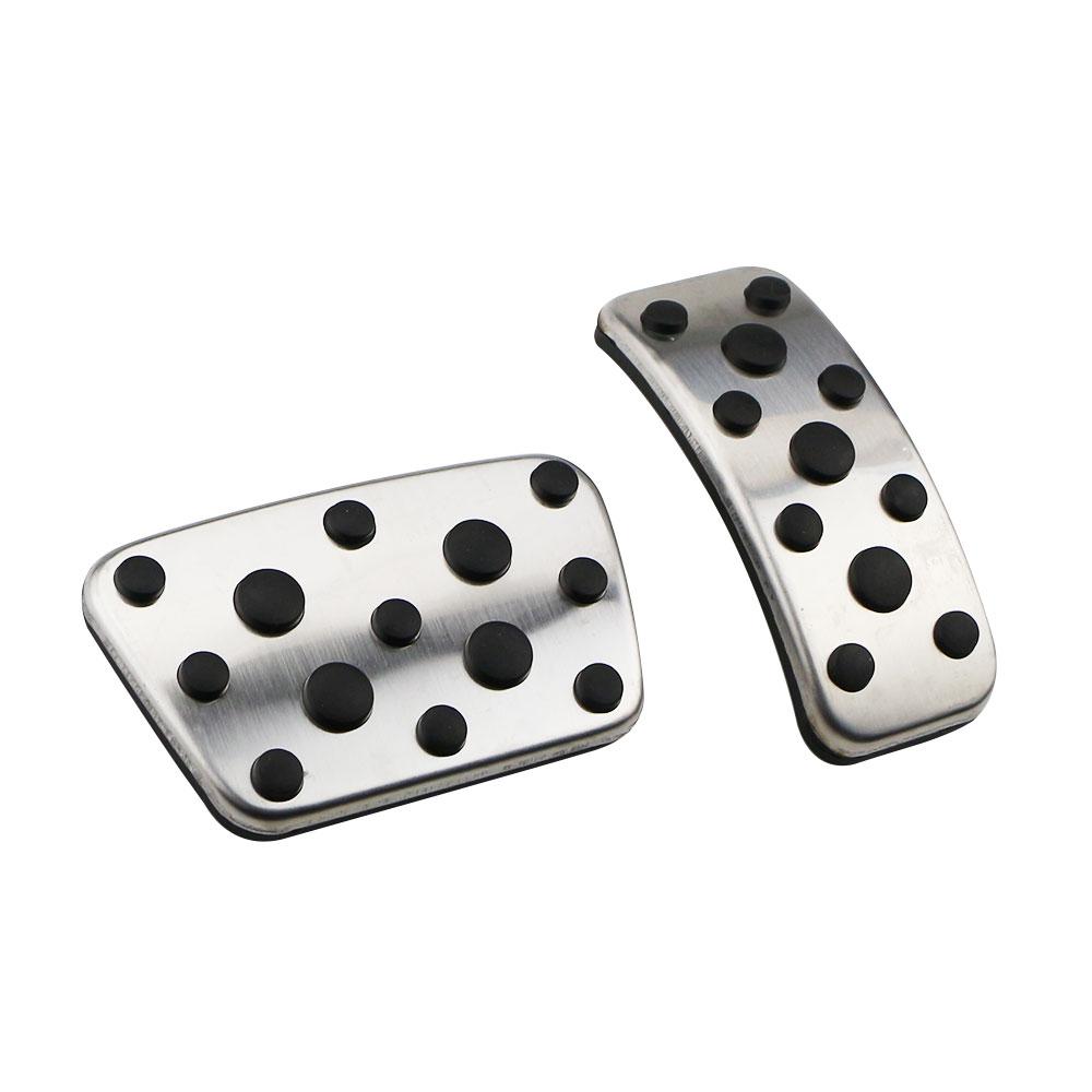 2Pcs/set Car Pedals Auto Pedal Cover for Toyota Camry Highlander Land Cruiser Fortuner for Lexus ES RX IS LS LX CT200H AT