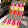Colourful Stripes Towel Soft Pool Gift For Travel Gym Shower Camping Quick Dry Sports Large Beach Towels