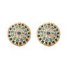 Women's Hoop Earring Bohemian O Shaped Creative Rice Beads Exaggerated Accessories Earrings