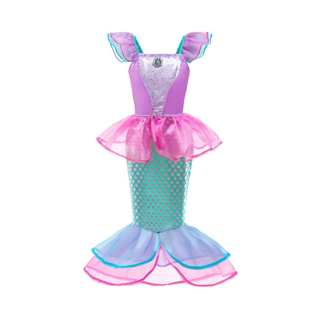 Mermaid Ariel Dress Girls Princess Dress Children's Role Playing Dress Fashionable Cute Beautiful Dress