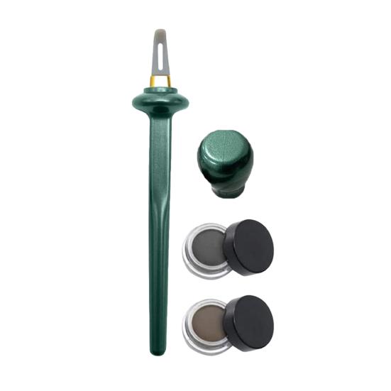 Silicone Eyeliner Kit with Waterproof Liquid Liners Gel Eyeliner Brush Reusable Winged Tightlining Tool for Beginners