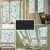 Window Stickers Vibrant Floral and Leaf Pattern Window Decals