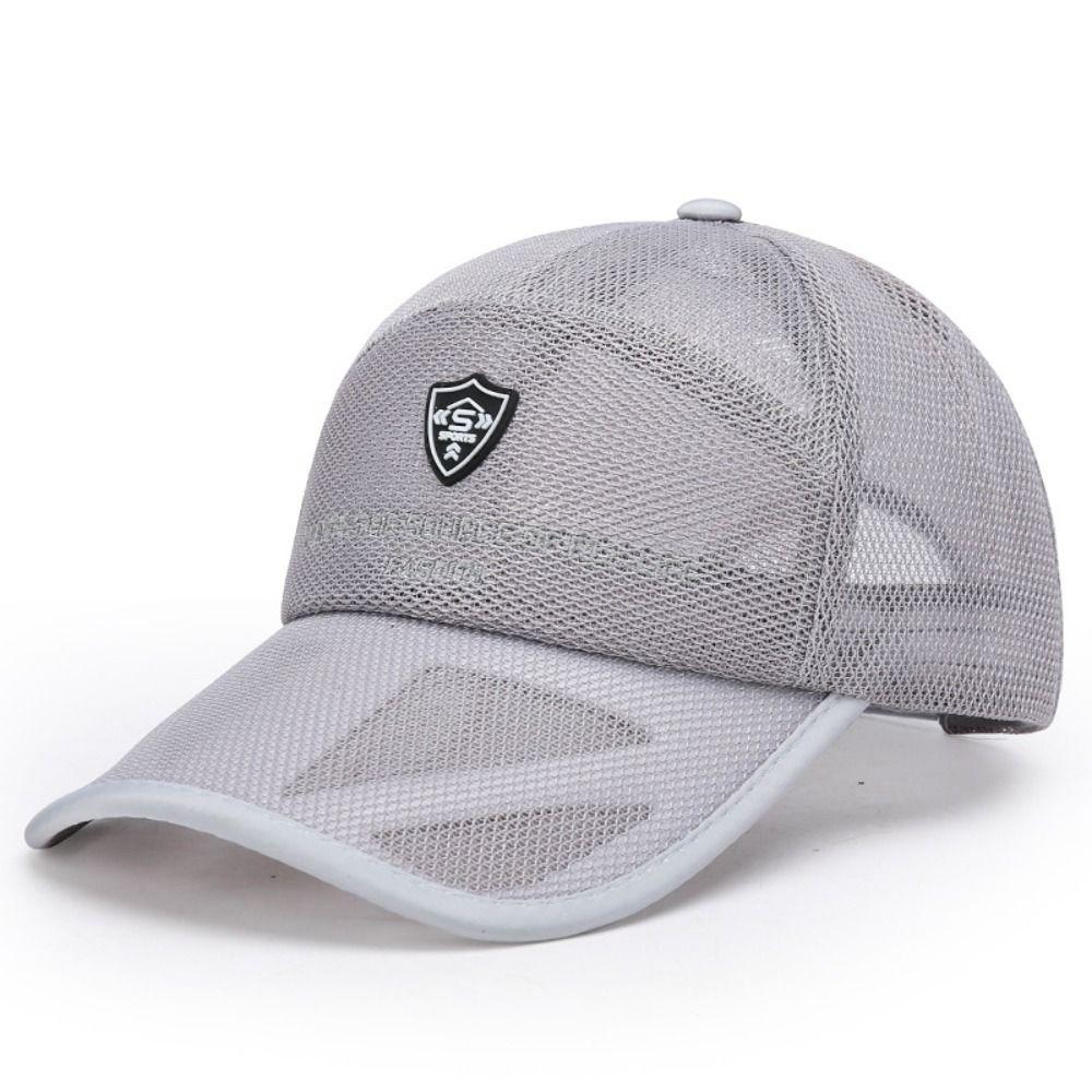 Full Mesh Summer Baseball Cap Adjustable Outdoor Sports Hats  For Man Women Unisex