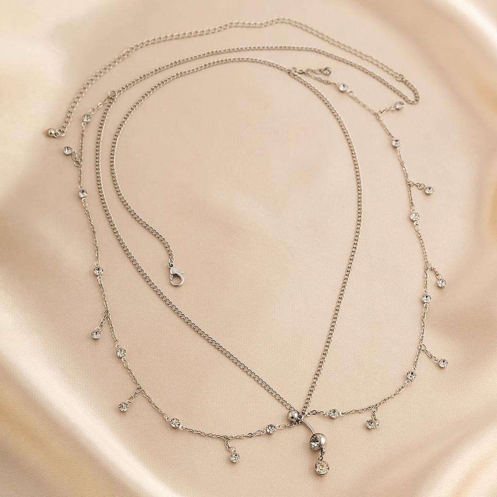 European and American Sexy Beach Tassel Waist Chain Body Chain Navel Body Chain