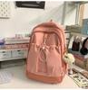 School Bag Ins Small Fresh Casual College Student School Bag Simple Versatile Backpack Lightweight Backpack Sweet Spring Outing Bag