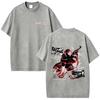 Postal Dude I Regret Nothing Vintage Washed T-shirt Men Women Horror Gothic Rock T Shirts Men's Casual Retro Oversized T-shirts